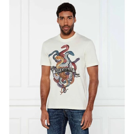 Just Cavalli T-shirt | Longline Fit ze sklepu Gomez Fashion Store w kategorii T-shirty męskie - zdjęcie 184353033