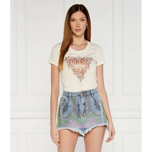 GUESS T-shirt | Slim Fit | stretch Guess XS okazja Gomez Fashion Store