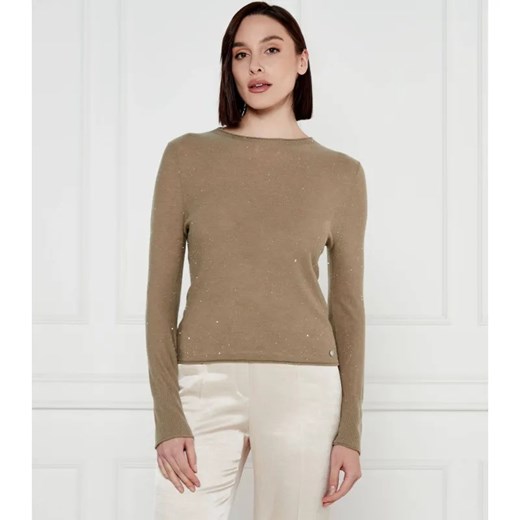Marc Cain Wełniany sweter | Slim Fit ze sklepu Gomez Fashion Store w kategorii Swetry damskie - zdjęcie 184353084