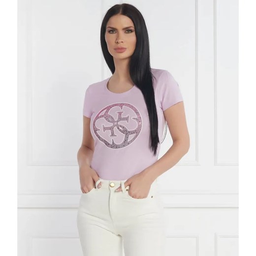 GUESS T-shirt | Slim Fit ze sklepu Gomez Fashion Store w kategorii Bluzki damskie - zdjęcie 184353100