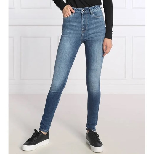 Pepe Jeans London Jeansy DION | Skinny fit | high waist ze sklepu Gomez Fashion Store w kategorii Jeansy damskie - zdjęcie 184353124
