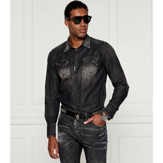 Dsquared2 Jeansowa koszula Classic Western | Regular Fit ze sklepu Gomez Fashion Store w kategorii Koszule męskie - zdjęcie 184353142