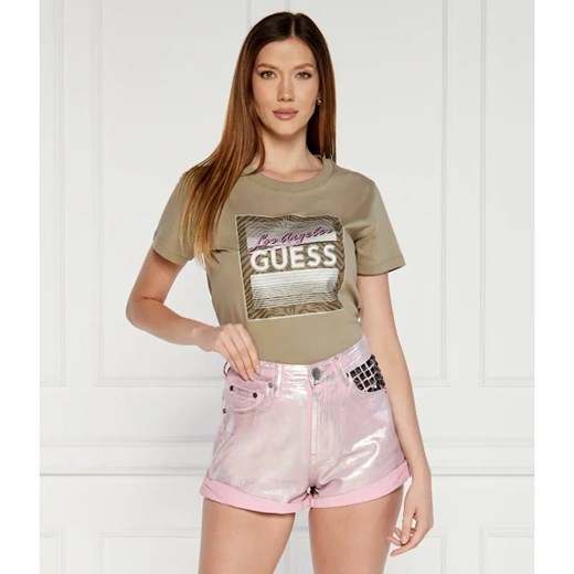 GUESS T-shirt | Regular Fit ze sklepu Gomez Fashion Store w kategorii Bluzki damskie - zdjęcie 184353241