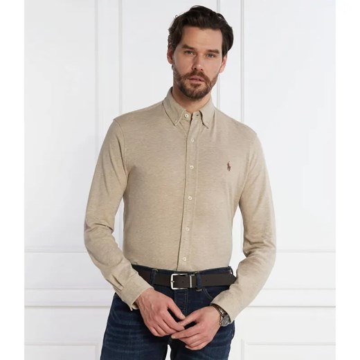 POLO RALPH LAUREN Koszula | Regular Fit | pique ze sklepu Gomez Fashion Store w kategorii Koszule męskie - zdjęcie 184353261