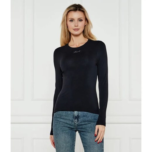 Karl Lagerfeld Bluzka | Slim Fit ze sklepu Gomez Fashion Store w kategorii Bluzki damskie - zdjęcie 184353263