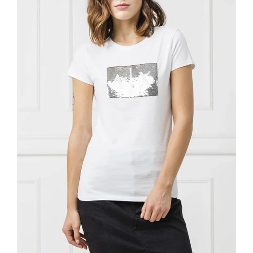 Armani Exchange T-shirt | Slim Fit ze sklepu Gomez Fashion Store w kategorii Bluzki damskie - zdjęcie 184353314