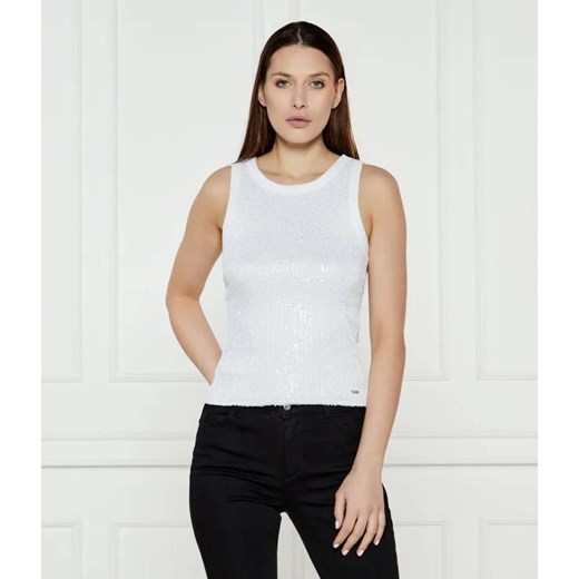 GUESS Top ALEXIA | Regular Fit ze sklepu Gomez Fashion Store w kategorii Bluzki damskie - zdjęcie 184353462