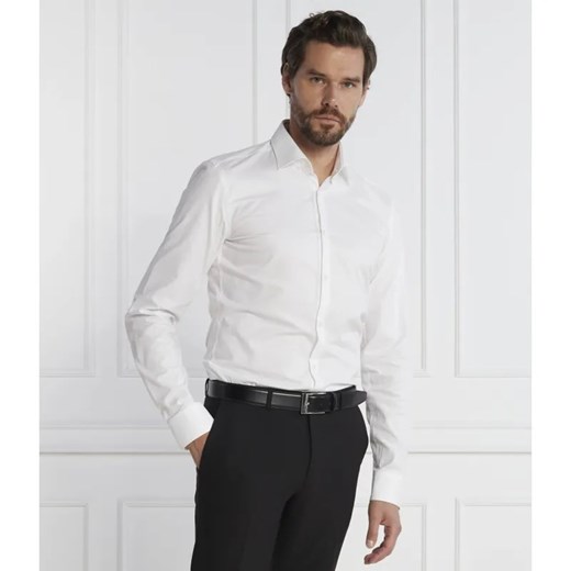 HUGO Koszula Kenno | Slim Fit | stretch ze sklepu Gomez Fashion Store w kategorii Koszule męskie - zdjęcie 184353533