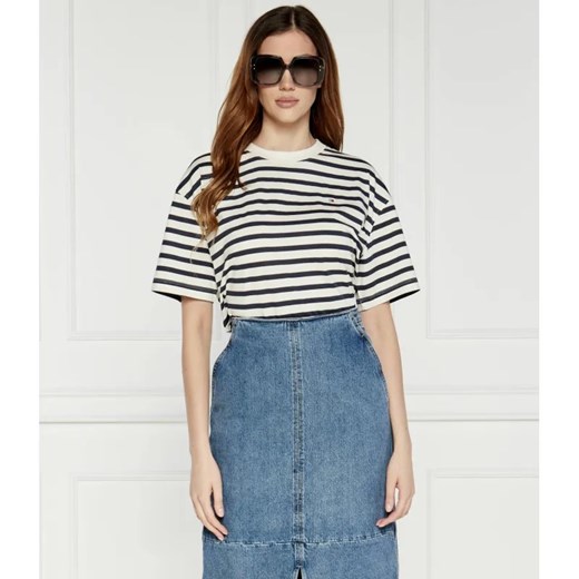 Tommy Hilfiger T-shirt | Oversize fit ze sklepu Gomez Fashion Store w kategorii Bluzki damskie - zdjęcie 184353573