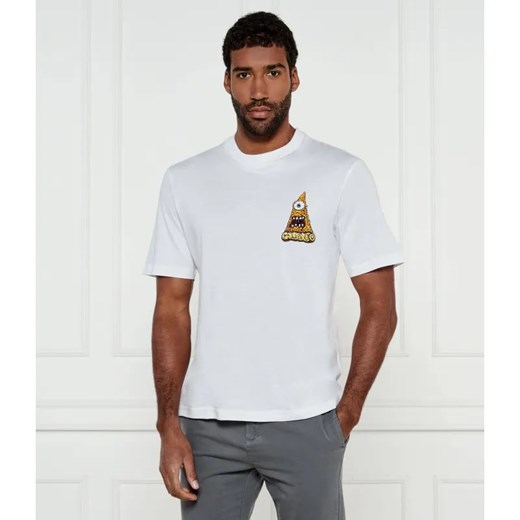 Hugo Blue T-shirt Nizzerio | Regular Fit ze sklepu Gomez Fashion Store w kategorii T-shirty męskie - zdjęcie 184353653