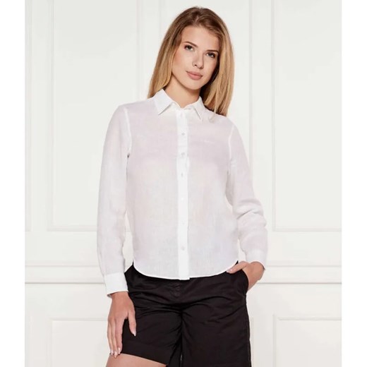 Gant Lniana koszula | Regular Fit ze sklepu Gomez Fashion Store w kategorii Koszule damskie - zdjęcie 184353702