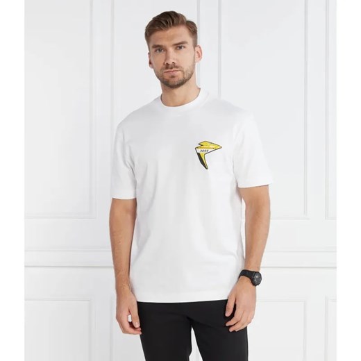 BOSS ORANGE T-shirt TeeBikerGear | Relaxed fit ze sklepu Gomez Fashion Store w kategorii T-shirty męskie - zdjęcie 184353712