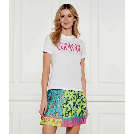 Versace Jeans Couture T-shirt | Regular Fit ze sklepu Gomez Fashion Store w kategorii Bluzki damskie - zdjęcie 184353723