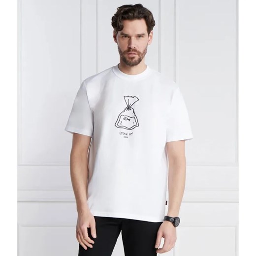 BOSS ORANGE T-shirt TeeMixDoodle | Relaxed fit ze sklepu Gomez Fashion Store w kategorii T-shirty męskie - zdjęcie 184353750