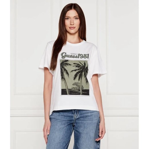 GUESS T-shirt | Regular Fit ze sklepu Gomez Fashion Store w kategorii Bluzki damskie - zdjęcie 184353810