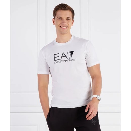 EA7 T-shirt | Regular Fit ze sklepu Gomez Fashion Store w kategorii T-shirty męskie - zdjęcie 184353843