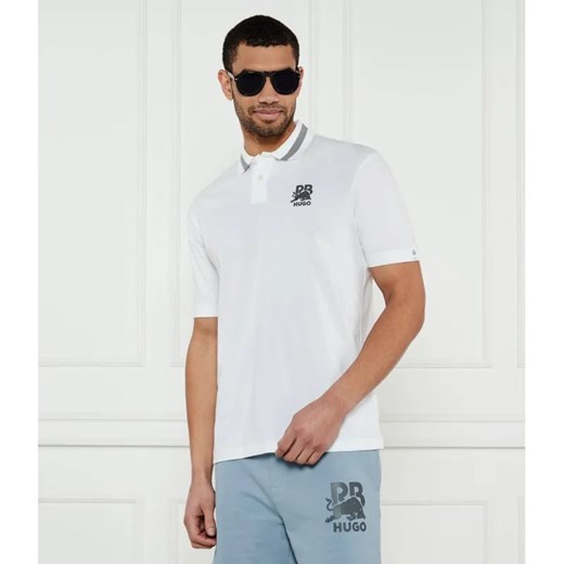 HUGO Polo Dodac_RB | HUGO X RACING BULLS | Relaxed fit ze sklepu Gomez Fashion Store w kategorii T-shirty męskie - zdjęcie 184353844