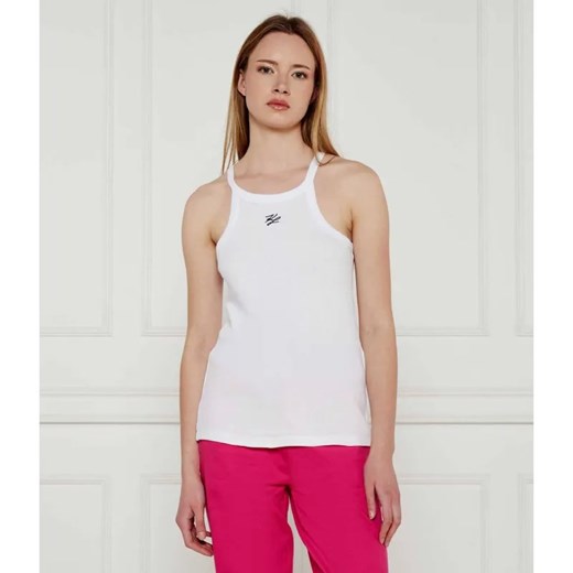 Karl Lagerfeld Top AUTOGRAPH | Slim Fit ze sklepu Gomez Fashion Store w kategorii Bluzki damskie - zdjęcie 184353903