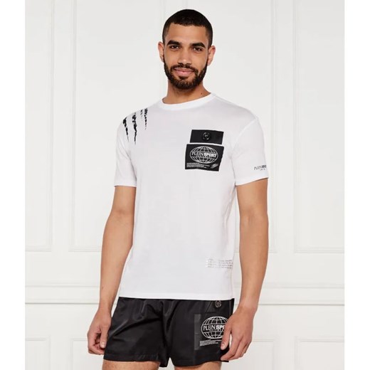 Plein Sport T-shirt | Regular Fit ze sklepu Gomez Fashion Store w kategorii T-shirty męskie - zdjęcie 184353962
