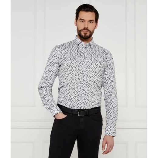BOSS BLACK Koszula H-HANK-s-kent-C1-232 | Slim Fit | stretch ze sklepu Gomez Fashion Store w kategorii Koszule męskie - zdjęcie 184353963