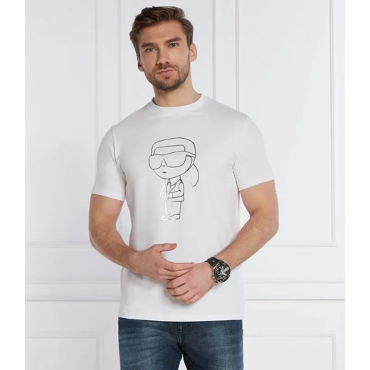 Karl Lagerfeld T-shirt | Regular Fit ze sklepu Gomez Fashion Store w kategorii T-shirty męskie - zdjęcie 184353974