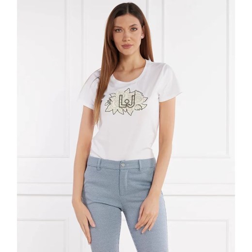 Liu Jo T-shirt | Regular Fit ze sklepu Gomez Fashion Store w kategorii Bluzki damskie - zdjęcie 184354034