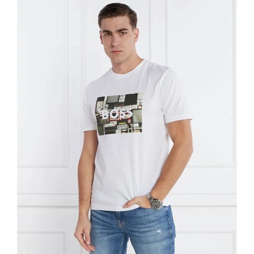 BOSS ORANGE T-shirt Teeheavyboss | Regular Fit ze sklepu Gomez Fashion Store w kategorii T-shirty męskie - zdjęcie 184354083