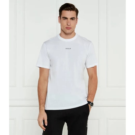 Replay T-shirt | Regular Fit ze sklepu Gomez Fashion Store w kategorii T-shirty męskie - zdjęcie 184354163