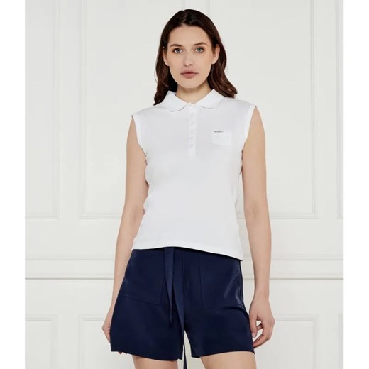 Guess Jeans Polo COLLAR | Slim Fit ze sklepu Gomez Fashion Store w kategorii Bluzki damskie - zdjęcie 184354194