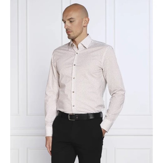 BOSS BLACK Koszula H-HANK-kent-C1-214 | Slim Fit | stretch ze sklepu Gomez Fashion Store w kategorii Koszule męskie - zdjęcie 184354220