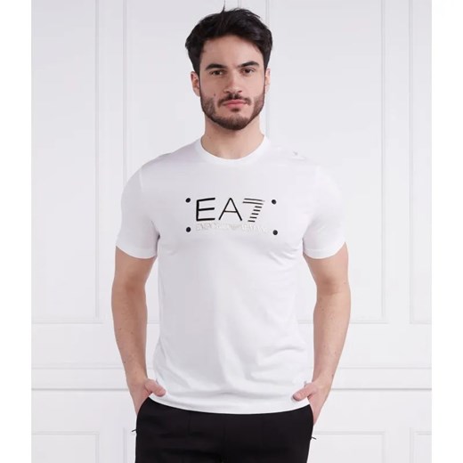 EA7 T-shirt | Regular Fit ze sklepu Gomez Fashion Store w kategorii T-shirty męskie - zdjęcie 184354283