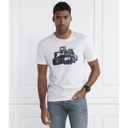 BOSS ORANGE T-shirt TeeMushroom | Regular Fit ze sklepu Gomez Fashion Store w kategorii T-shirty męskie - zdjęcie 184354294