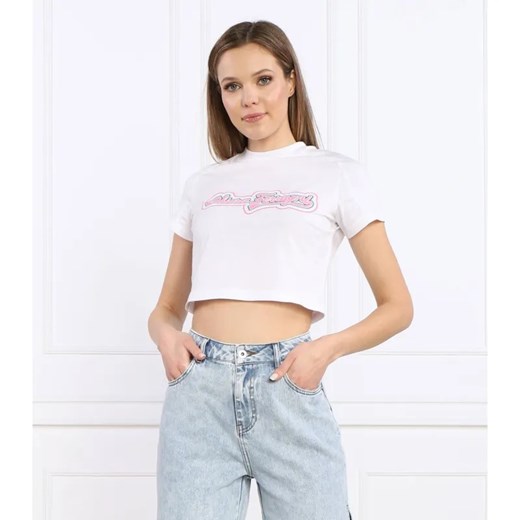 Chiara Ferragni T-shirt | Cropped Fit ze sklepu Gomez Fashion Store w kategorii Bluzki damskie - zdjęcie 184354344