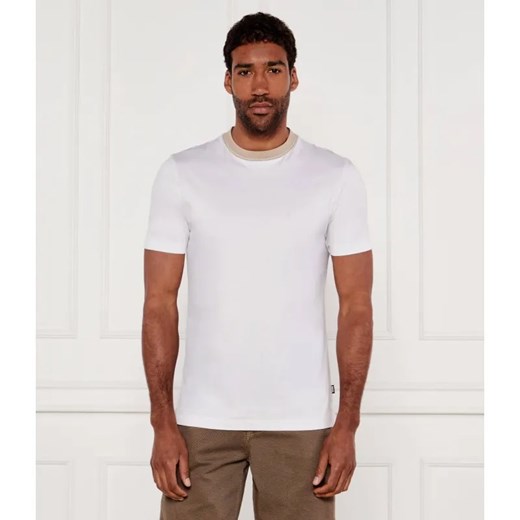 BOSS BLACK T-shirt H-Tessler 199 | Slim Fit | mercerised ze sklepu Gomez Fashion Store w kategorii T-shirty męskie - zdjęcie 184354363