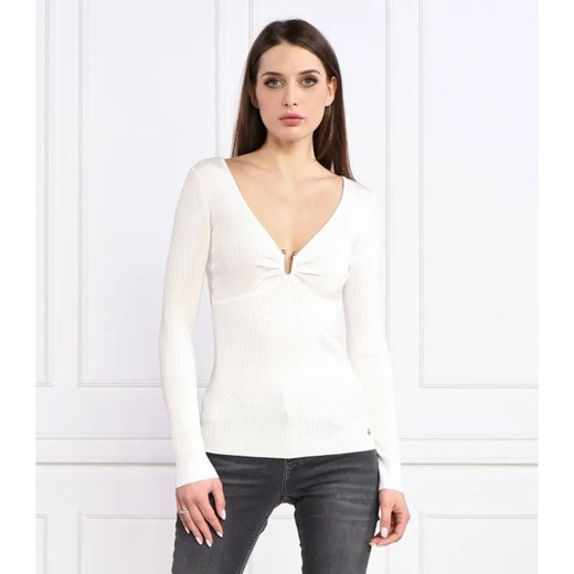 GUESS Bluzka NICOLE | Slim Fit ze sklepu Gomez Fashion Store w kategorii Bluzki damskie - zdjęcie 184354402