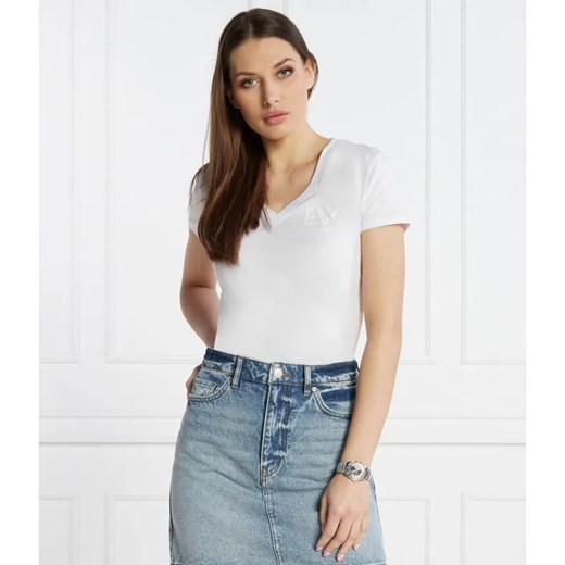 Armani Exchange T-shirt | Regular Fit ze sklepu Gomez Fashion Store w kategorii Bluzki damskie - zdjęcie 184354410