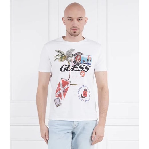 GUESS T-shirt | Regular Fit ze sklepu Gomez Fashion Store w kategorii T-shirty męskie - zdjęcie 184354424