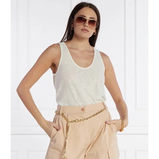 Pinko Lniany top | Relaxed fit ze sklepu Gomez Fashion Store w kategorii Bluzki damskie - zdjęcie 184354550