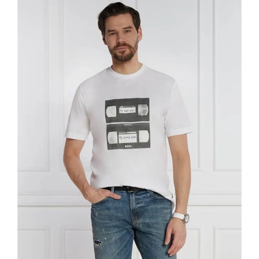 BOSS ORANGE T-shirt TeRetroLeo | Relaxed fit ze sklepu Gomez Fashion Store w kategorii T-shirty męskie - zdjęcie 184354570