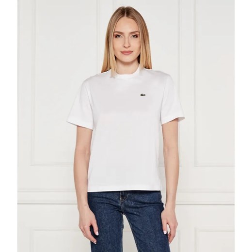 Lacoste T-shirt | Relaxed fit ze sklepu Gomez Fashion Store w kategorii Bluzki damskie - zdjęcie 184354584