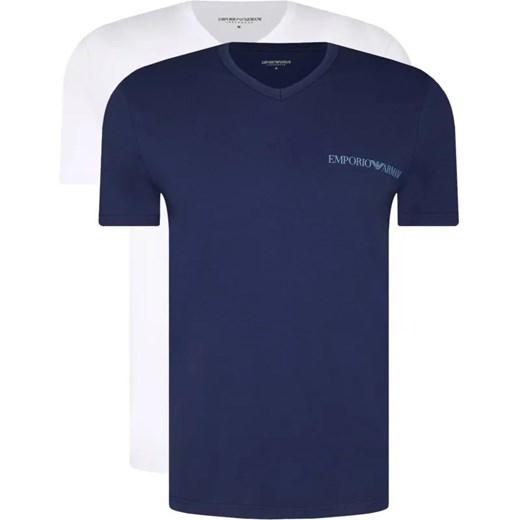 Emporio Armani T-shirt 2-pack | Slim Fit | stretch ze sklepu Gomez Fashion Store w kategorii T-shirty męskie - zdjęcie 184354602