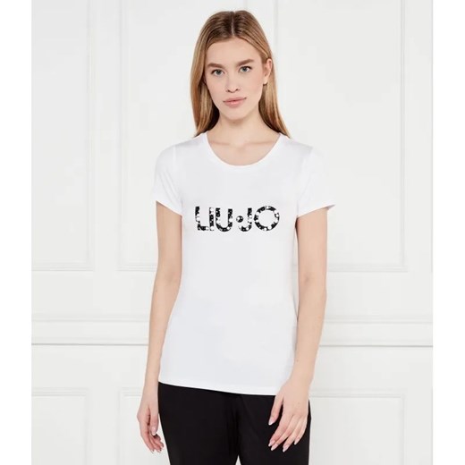 Liu Jo Beachwear T-shirt | Slim Fit ze sklepu Gomez Fashion Store w kategorii Bluzki damskie - zdjęcie 184354604
