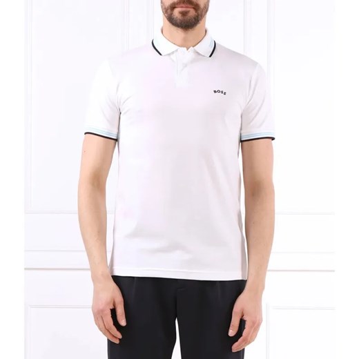 BOSS GREEN Polo Paul Curved | Slim Fit | stretch ze sklepu Gomez Fashion Store w kategorii T-shirty męskie - zdjęcie 184354674