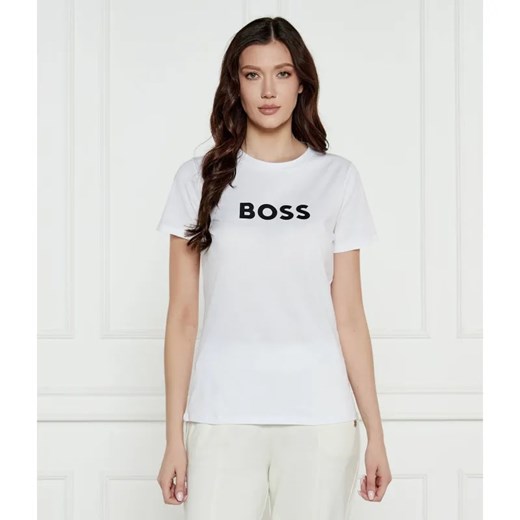 BOSS ORANGE T-shirt | Regular Fit ze sklepu Gomez Fashion Store w kategorii Bluzki damskie - zdjęcie 184354712