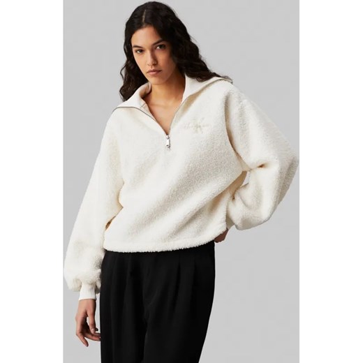 Calvin Klein Jeans Polarowa bluza | Regular Fit ze sklepu Gomez Fashion Store w kategorii Bluzy damskie - zdjęcie 184354730