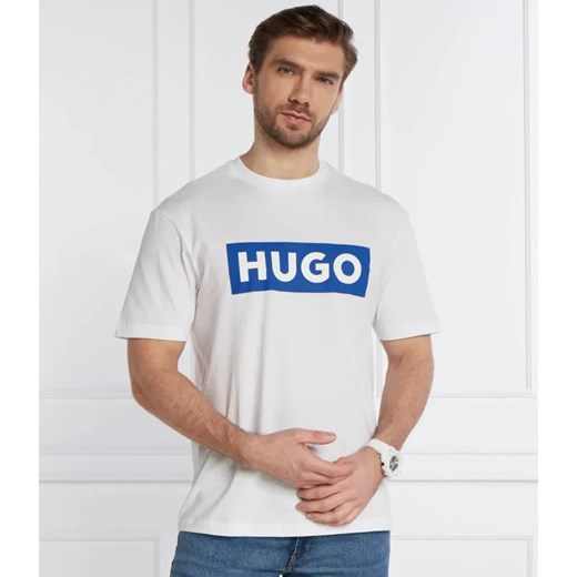 Hugo Blue T-shirt Nico | Regular Fit ze sklepu Gomez Fashion Store w kategorii T-shirty męskie - zdjęcie 184354764