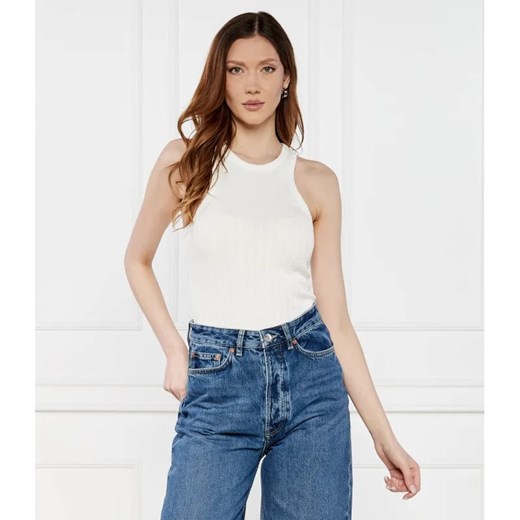 Samsøe Samsøe Top SAHELENE | Slim Fit ze sklepu Gomez Fashion Store w kategorii Bluzki damskie - zdjęcie 184354851
