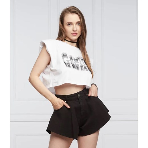 Gaëlle Paris T-shirt | Cropped Fit ze sklepu Gomez Fashion Store w kategorii Bluzki damskie - zdjęcie 184354882
