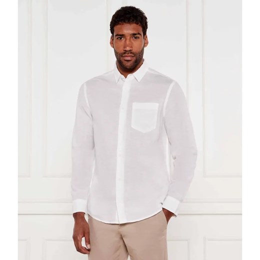 Calvin Klein Lniana koszula | Regular Fit ze sklepu Gomez Fashion Store w kategorii Koszule męskie - zdjęcie 184354901