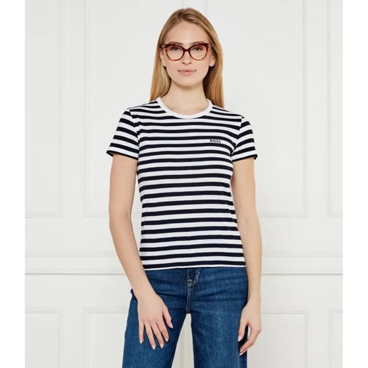 BOSS ORANGE T-shirt | Regular Fit ze sklepu Gomez Fashion Store w kategorii Bluzki damskie - zdjęcie 184354912